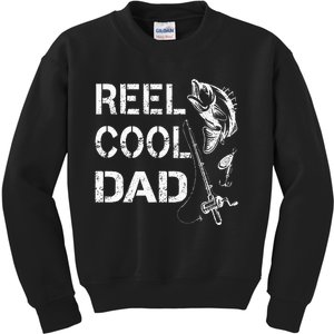 Reel Cool Dad Fishing Daddy FatherS Day Kids Sweatshirt