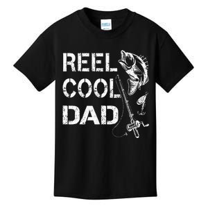 Reel Cool Dad Fishing Daddy FatherS Day Kids T-Shirt