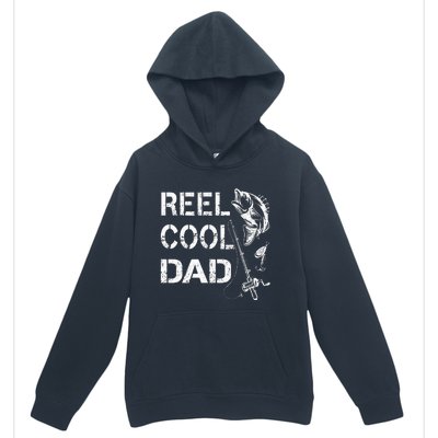 Reel Cool Dad Fishing Daddy FatherS Day Urban Pullover Hoodie