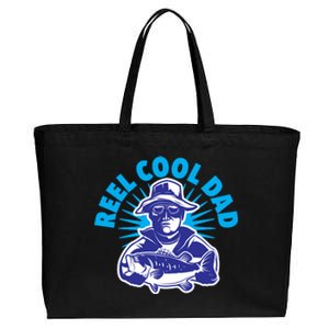 Reel Cool Dad Cotton Canvas Jumbo Tote