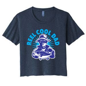 Reel Cool Dad Women's Crop Top Tee