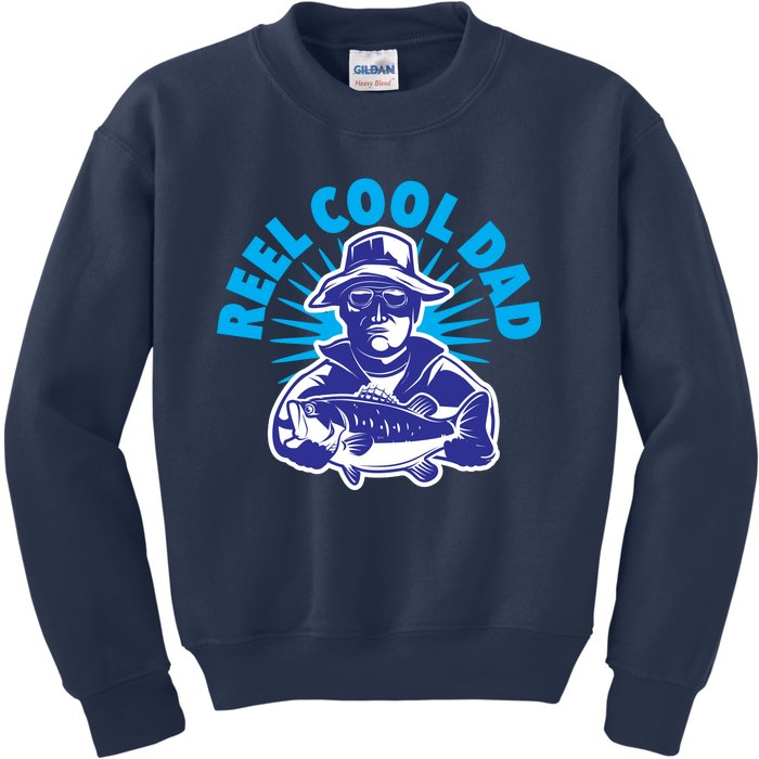 Reel Cool Dad Kids Sweatshirt