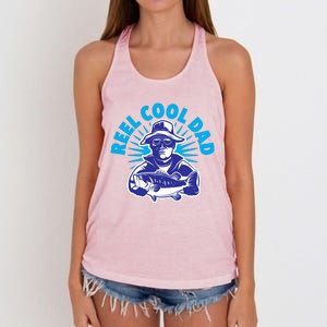 Reel Cool Dad Women's Knotted Racerback Tank