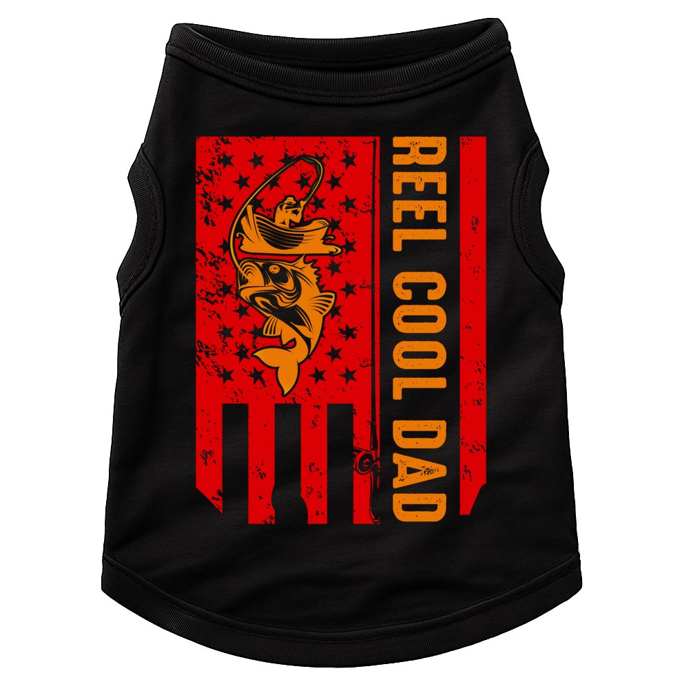 Reel Cool Dad Gift Doggie Tank