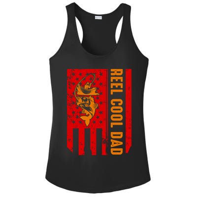 Reel Cool Dad Gift Ladies PosiCharge Competitor Racerback Tank
