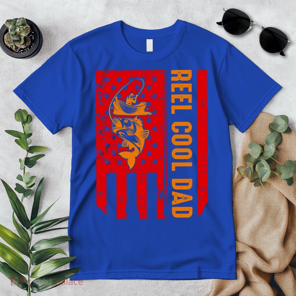 Reel Cool Dad Gift Premium T-Shirt
