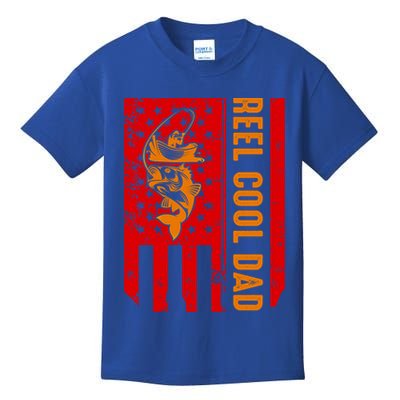 Reel Cool Dad Gift Kids T-Shirt
