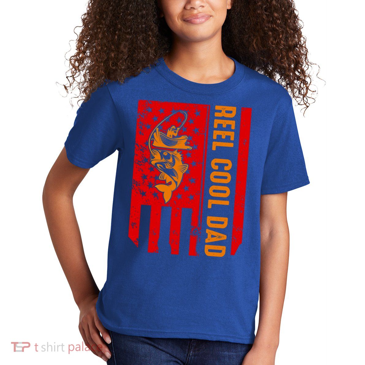 Reel Cool Dad Gift Kids T-Shirt