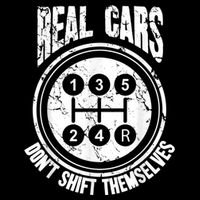 Race Car Driver Gift Real Cars Don't Shift Themselves Cooling Performance Crew T-Shirt