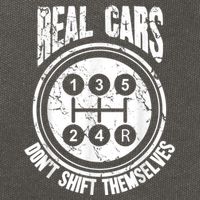 Race Car Driver Gift Real Cars Don't Shift Themselves Cotton Canvas Backpack