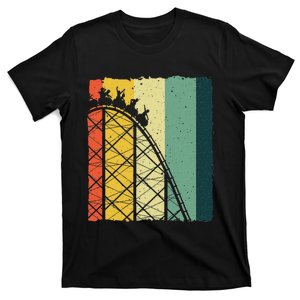 Roller Coaster Design Theme Park Lover T-Shirt