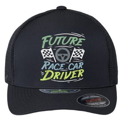 Race Car Driver Kids Racing Driver Flexfit Unipanel Trucker Cap