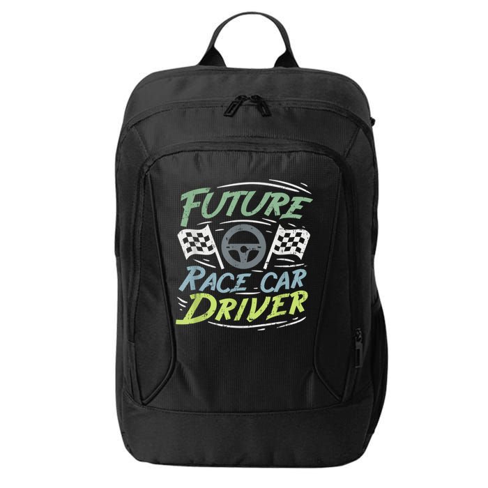 Race Car Driver Kids Racing Driver City Backpack
