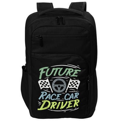 Race Car Driver Kids Racing Driver Impact Tech Backpack
