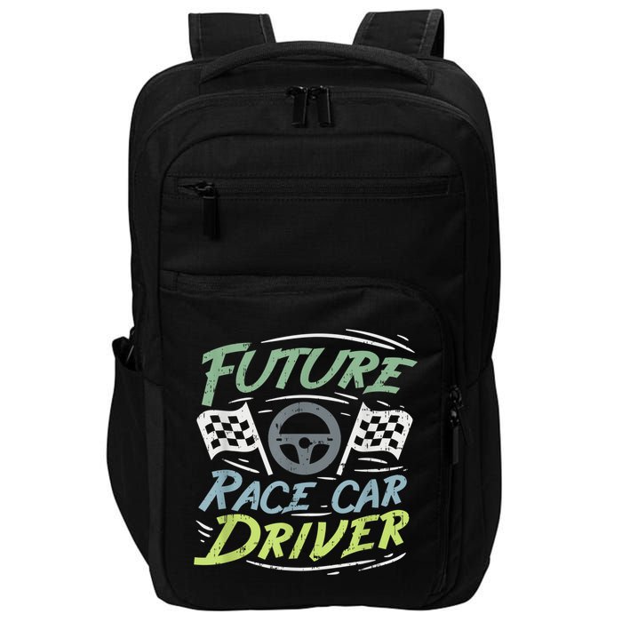 Race Car Driver Kids Racing Driver Impact Tech Backpack