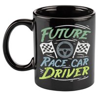 Race Car Driver Kids Racing Driver 11oz C Handle Ceramic Mug