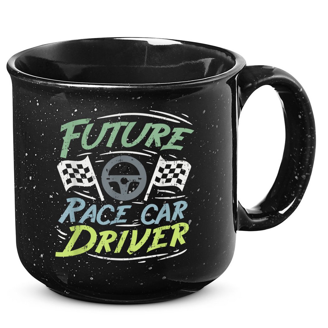 Race Car Driver Kids Racing Driver 15oz Campfire Ceramic Mug