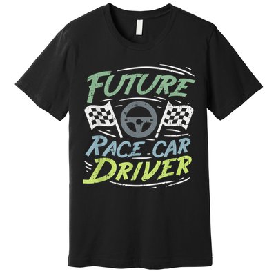 Race Car Driver Kids Racing Driver Premium T-Shirt