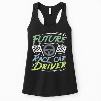 Race Car Driver Kids Racing Driver Womens Tank Top