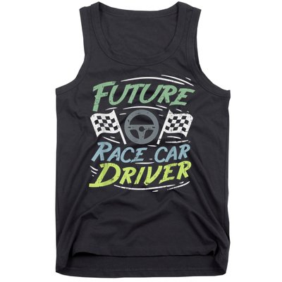 Race Car Driver Kids Racing Driver Tank Top