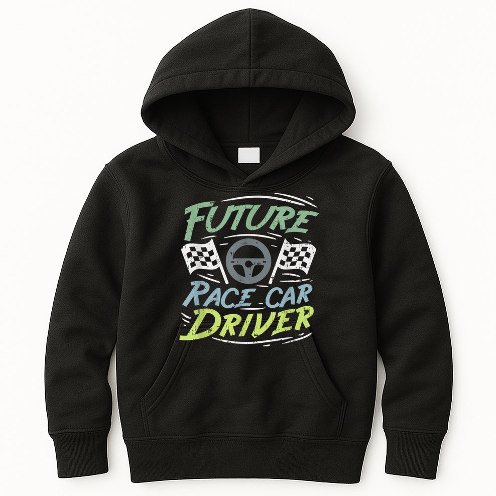 Race Car Driver Kids Racing Driver Kids Hoodie