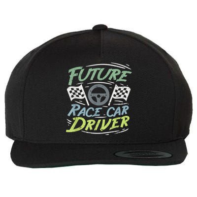 Race Car Driver Kids Racing Driver Wool Snapback Cap