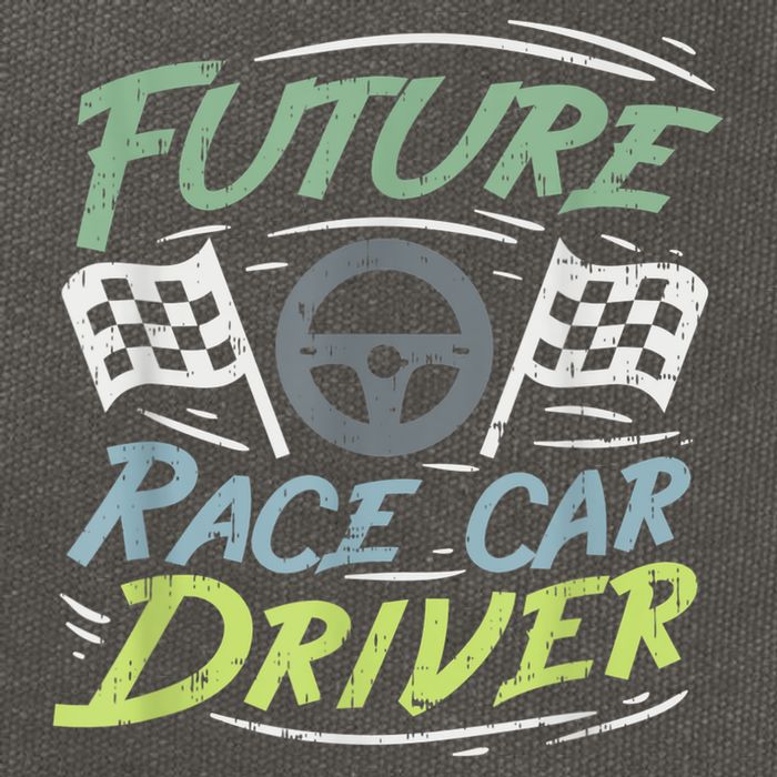 Race Car Driver Kids Racing Driver Cotton Canvas Backpack