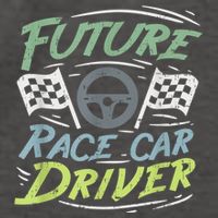 Race Car Driver Kids Racing Driver Vector Backpack