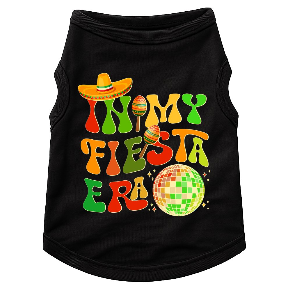 Retro Cinco De Mayo In My Fiesta Era Doggie Tank