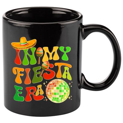 Retro Cinco De Mayo In My Fiesta Era 11oz C Handle Ceramic Mug