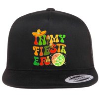 Retro Cinco De Mayo In My Fiesta Era Flat Bill Trucker Hat