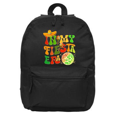 Retro Cinco De Mayo In My Fiesta Era 16 in Basic Backpack