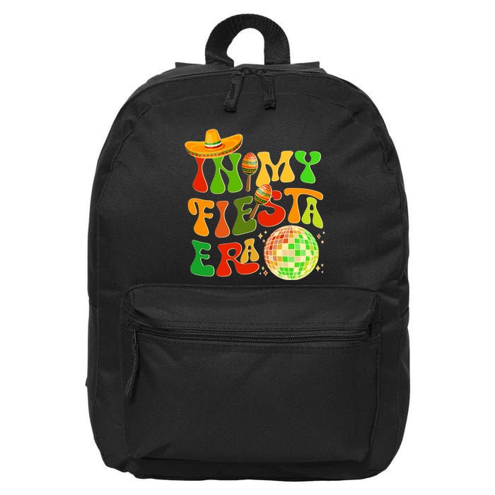 Retro Cinco De Mayo In My Fiesta Era 16 in Basic Backpack