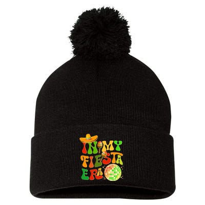 Retro Cinco De Mayo In My Fiesta Era Pom Pom 12in Knit Beanie