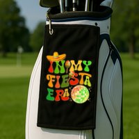 Retro Cinco De Mayo In My Fiesta Era Golf Towel
