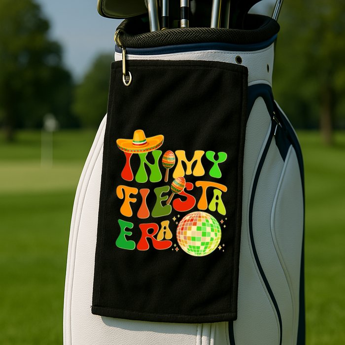 Retro Cinco De Mayo In My Fiesta Era Golf Towel