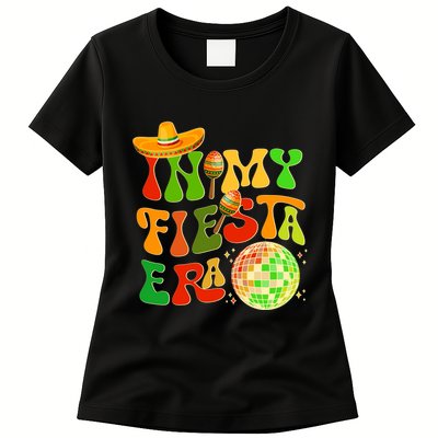 Retro Cinco De Mayo In My Fiesta Era Womens T-Shirt