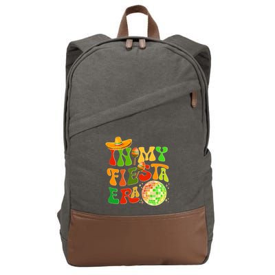 Retro Cinco De Mayo In My Fiesta Era Cotton Canvas Backpack