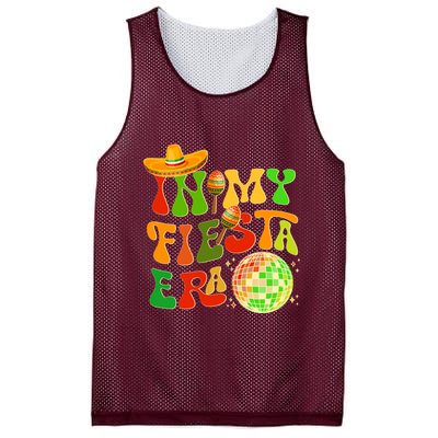 Retro Cinco De Mayo In My Fiesta Era Mesh Reversible Basketball Jersey Tank
