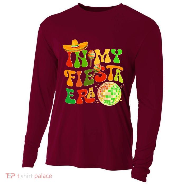 Retro Cinco De Mayo In My Fiesta Era Cooling Performance Long Sleeve Crew