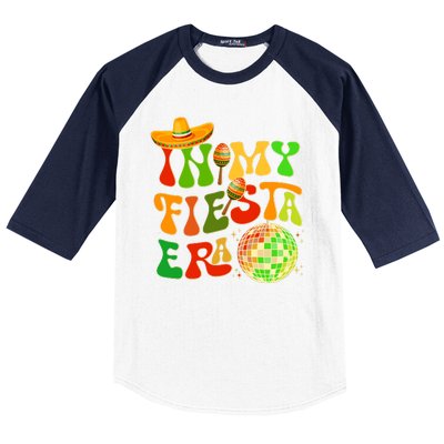 Retro Cinco De Mayo In My Fiesta Era Baseball Sleeve Shirt