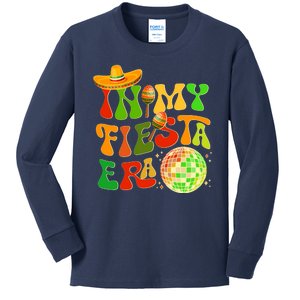 Retro Cinco De Mayo In My Fiesta Era Kids Long Sleeve Shirt