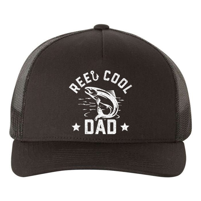 Reel Cool Dad Fishing Dad Gifts Father's Day Fisherman Fish Yupoong Adult 5-Panel Trucker Hat