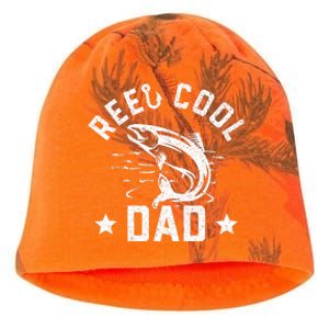 Reel Cool Dad Fishing Dad Gifts Father's Day Fisherman Fish Kati - Camo Knit Beanie