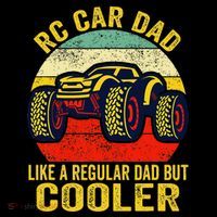 Rc Car Dad Just Like A Normal Dad Funny Rc Car Racing Racer Flexfit Unipanel Trucker Cap