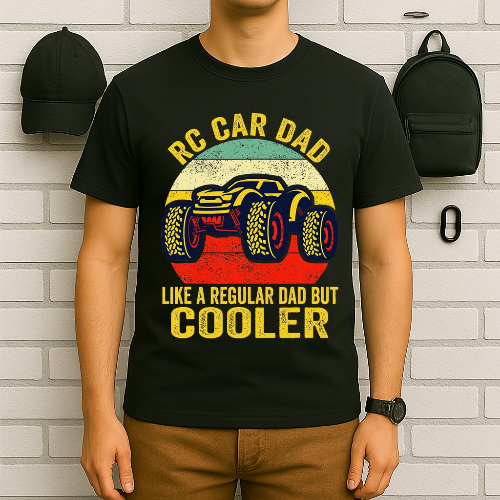 Rc Car Dad Just Like A Normal Dad Funny Rc Car Racing Racer T-Shirt