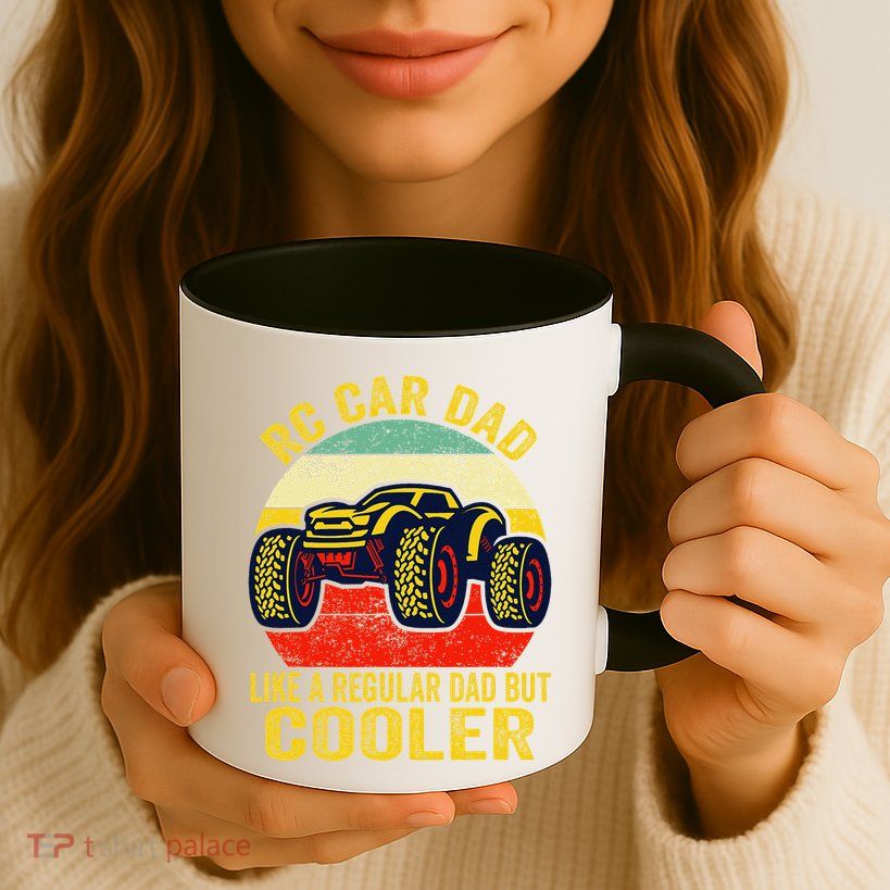 Rc Car Dad Just Like A Normal Dad Funny Rc Car Racing Racer Mug