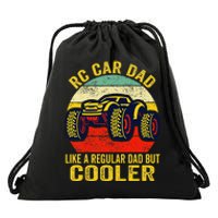 Rc Car Dad Just Like A Normal Dad Funny Rc Car Racing Racer Drawstring Bag