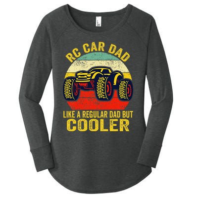 Rc Car Dad Just Like A Normal Dad Funny Rc Car Racing Racer Women's Perfect Tri Tunic Long Sleeve Shirt