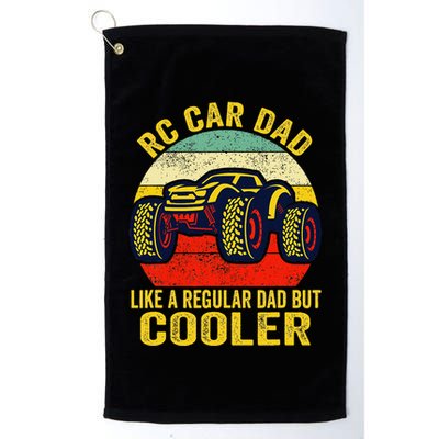 Rc Car Dad Just Like A Normal Dad Funny Rc Car Racing Racer Golf Towel